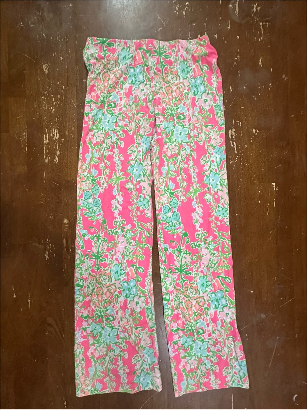 Lilly Pulitzer Georgia May Palazzo Pants in Pink Flamingo Size Small
